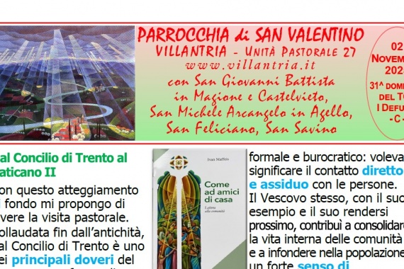 02.11.2025 – 31^ del Tempo Ordinario – I Defunti: Settimanale da consultare e stampare